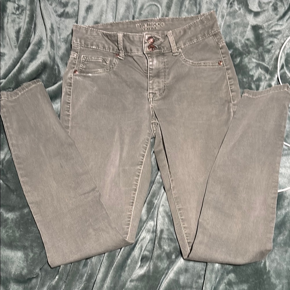 Women's Grey/Green Jeans